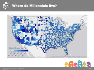 ©2016 Experian Information Solutions, Inc. All rights reserved.
Experian Public. 15
Where do Millennials live?
 