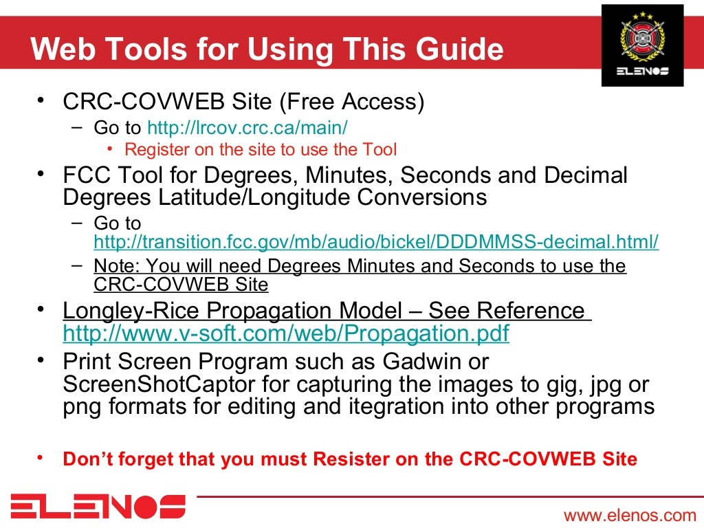 Guide for Preparing FM Radio Transmitter Coverage Maps