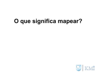 O que significa mapear? 