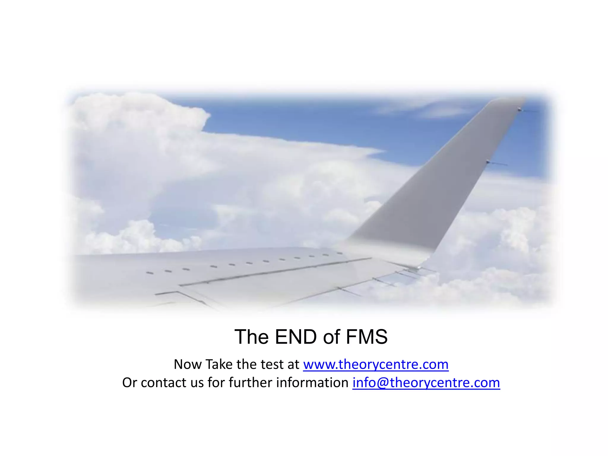 FMC Source Select Switch
BOTH ON L –
• selects left FMC for all FMC operations
• right map will annunciate “FMC L.”
NORMAL –
• left FMC controls CDUs and provides input to the autothrottle system
• right FMC operates in synchronization with left FMC
• maps display composite information from both FMCs
BOTH ON R –
• selects right FMC for all FMC operations
• left map will annunciate “FMC R.”
Note: Moving the source select switch will cause LNAV and VNAV to
disengage.
 