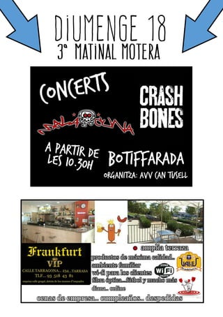 Botiffarada
Organitza: AVV Can Tusell
 