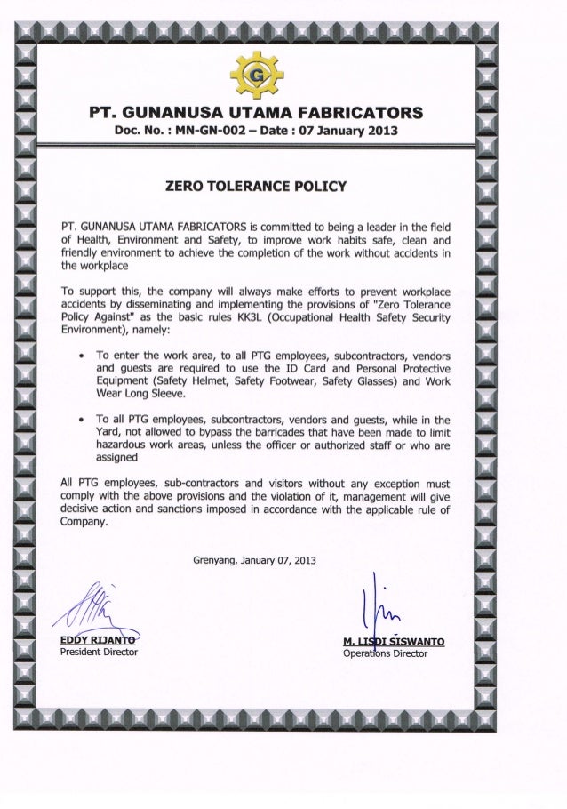 Fmc Close Out Repot Hse Dept Rev 000