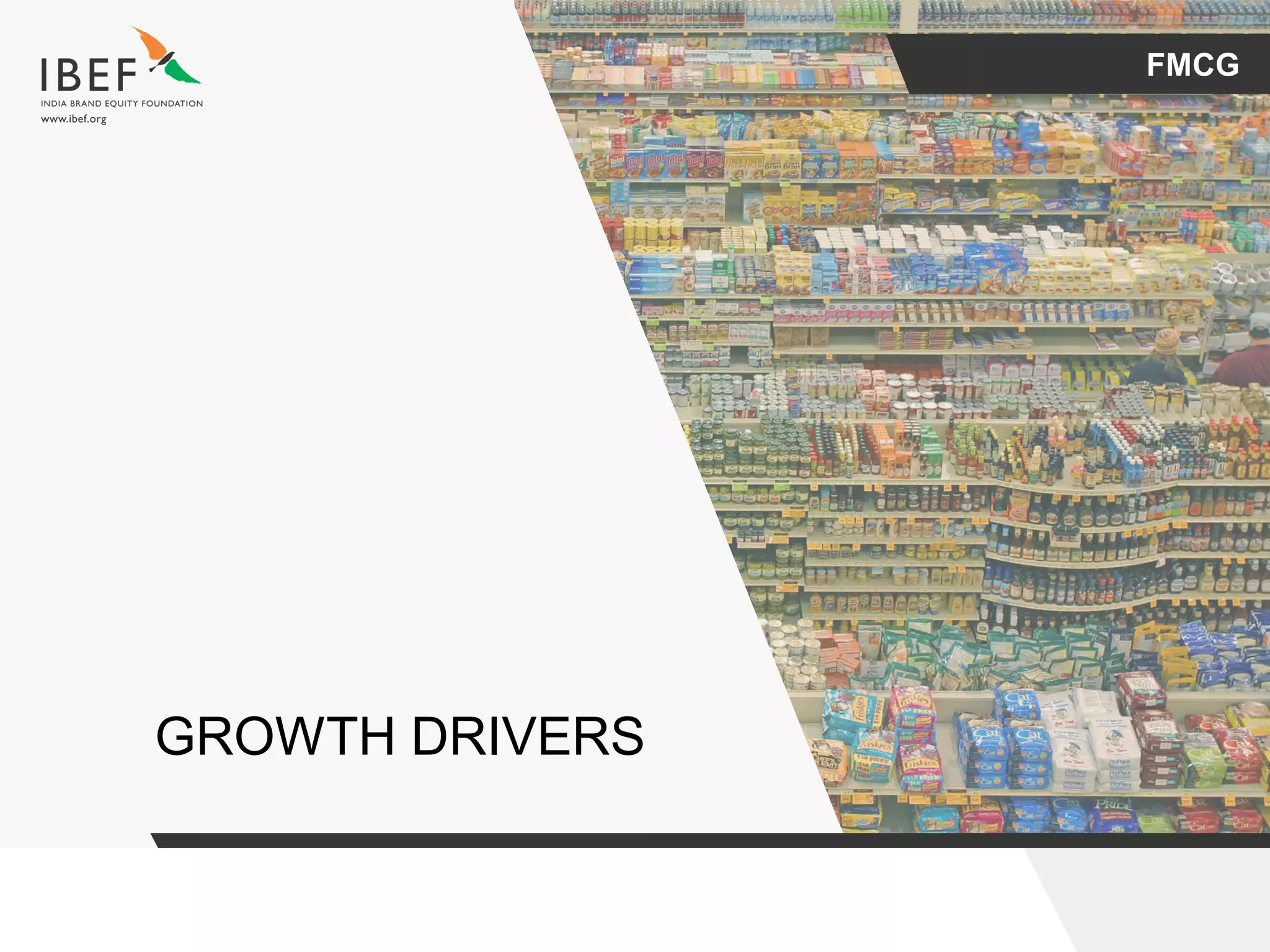 FMCG
GROWTH DRIVERS
 