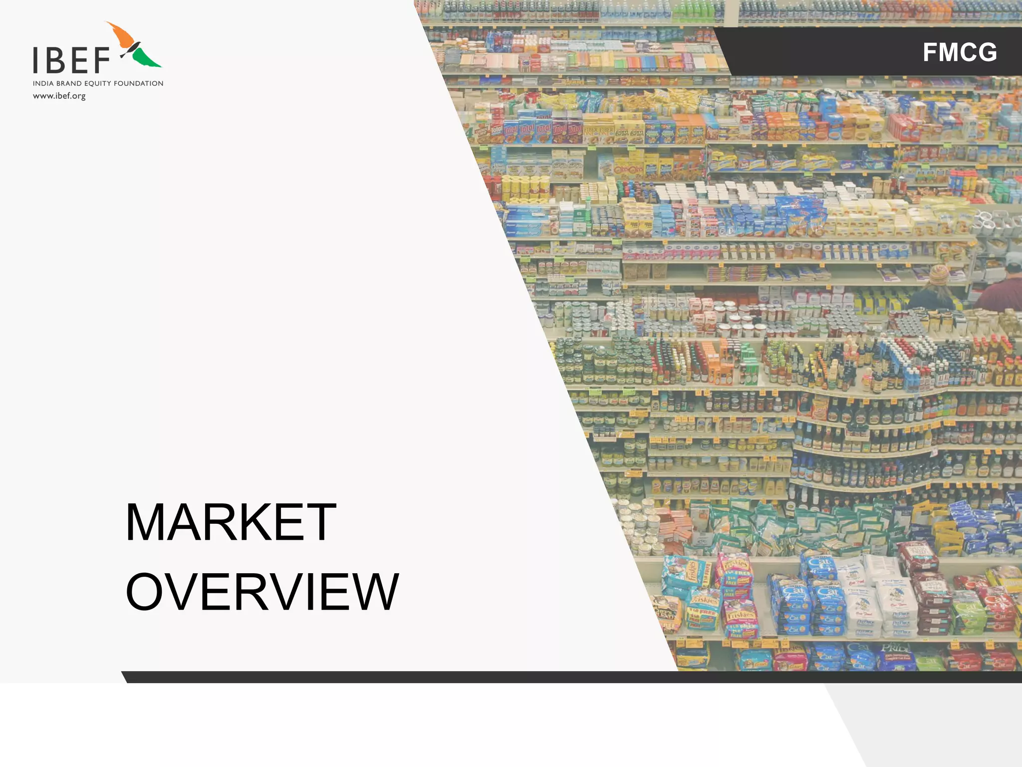 FMCG
MARKET
OVERVIEW
 