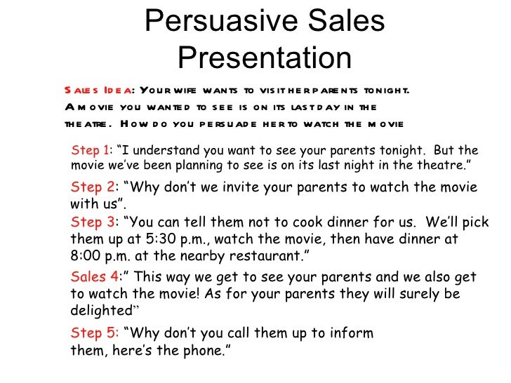 sales presentation training