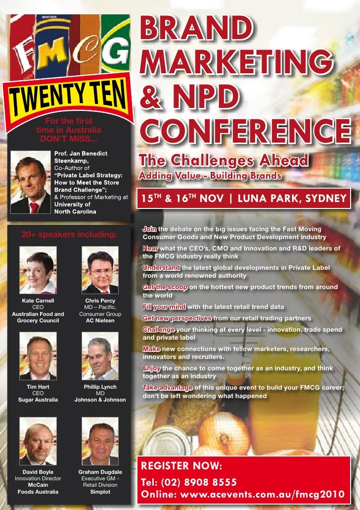 FMCG 2010 Brand Marketing and NPD Conference
