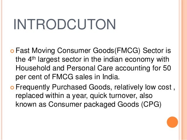 Fmcg industry- Organisation Structure