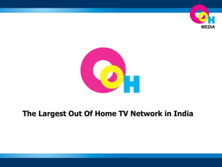 The Largest Out Of Home TV Network in India 