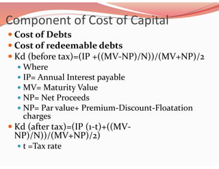 Redeemable Debts FM CH 6 Cost of capital.pdf