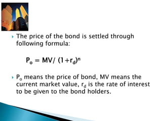 Mv Formula Math Financial Financial Management; Chapter: cost of capital | PPTX