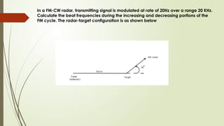 frequency modulated continuous wave (FM-CW) RADAR.pptx