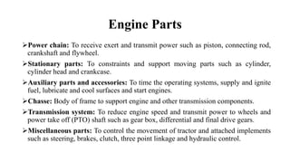 Different Parts of Tractor | PPTX