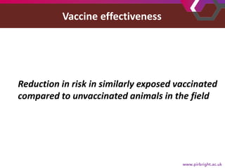 Foot-and-mouth disease: Control and vaccination