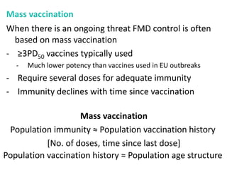 Mass vaccination, immunity and coverage: Modelling population protection against foot-and-mouth disease in Turkish cattle