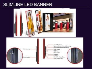 SLIMLINE LED BANNER
 