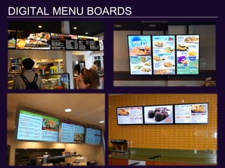 DIGITAL MENU BOARDS
 