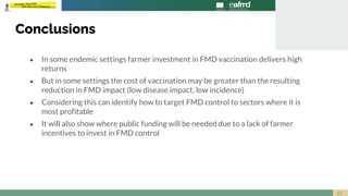 When is foot-and-mouth disease vaccination profitable in endemic settings?