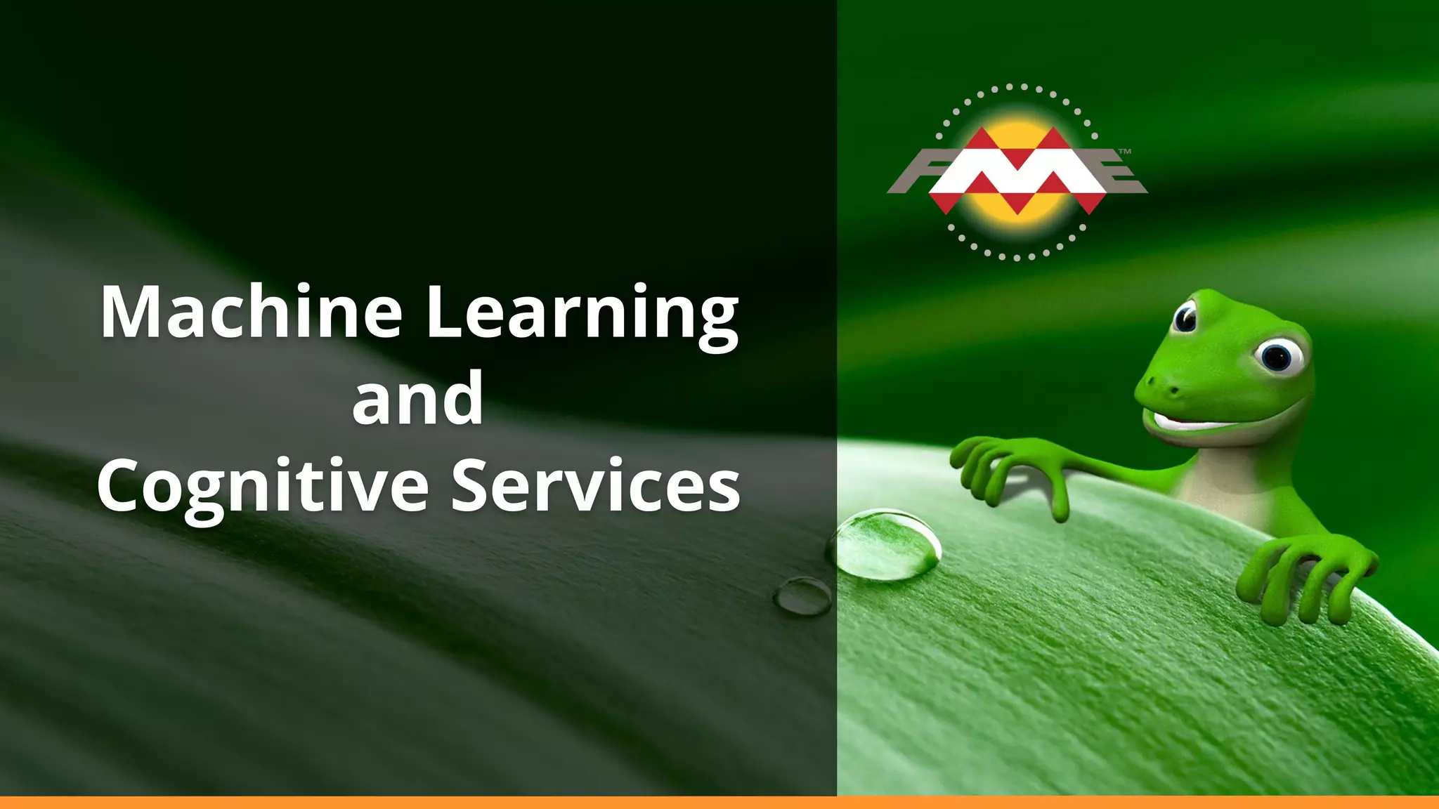 Machine Learning
and
Cognitive Services
 