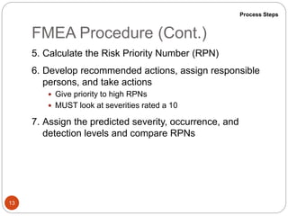 Failure Mode Effect Analysis in Engineering Failures | PPT