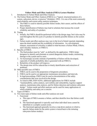 Fmea handbook | PDF