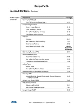 Comprehensive FMEA Handbook with Robustness Linkages for Automotive ...