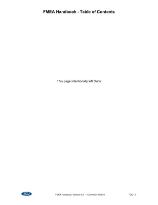 Comprehensive FMEA Handbook with Robustness Linkages for Automotive ...