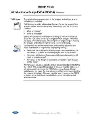 Comprehensive FMEA Handbook with Robustness Linkages for Automotive ...
