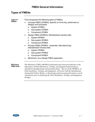 Fmea Handbook V4.1[1][1] | PDF