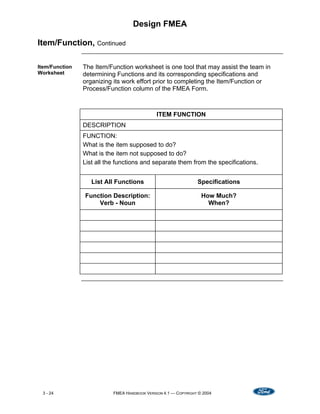 Fmea Handbook V4.1[1][1] | PDF