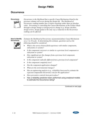 Fmea Handbook V4.1[1][1] | PDF