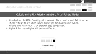 Occ Rpn Chart Thinking Ahead: How FMEA Keeps Processes Safe | PDF