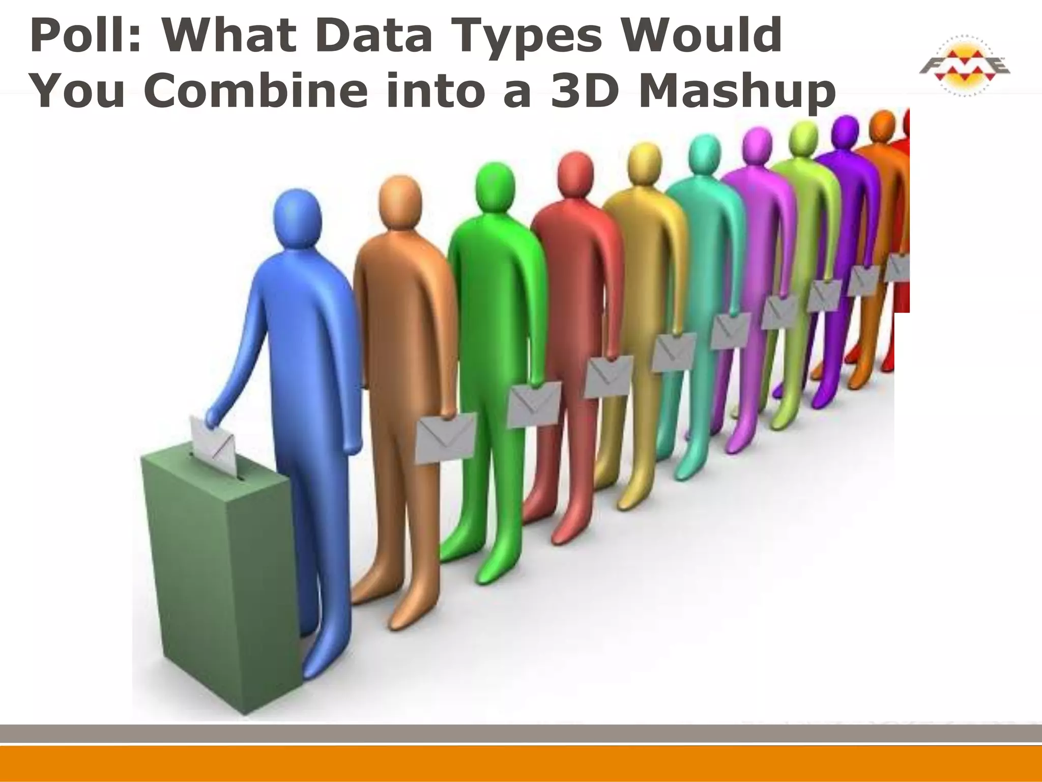 Poll: What Data Types Would
You Combine into a 3D Mashup
 