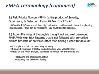 FMEA presentation.Steps according to standard. pdf | PDF