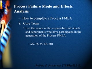 Fmea process la | PPT