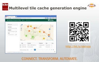http://bit.ly/iderioja
Multilevel tile cache generation engine
 