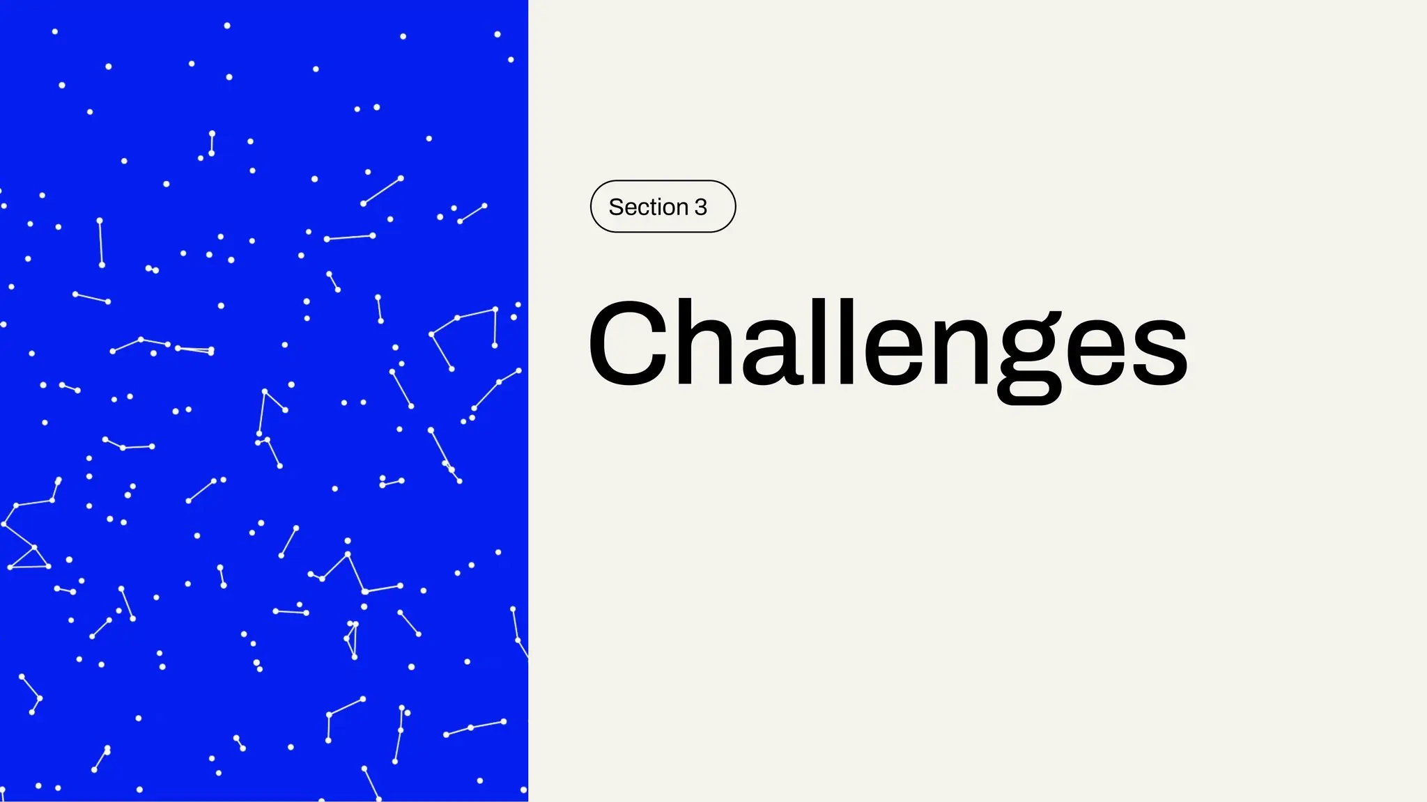 Challenges
Section 3
 