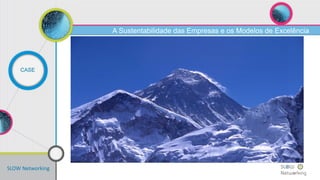 Primeira parte
SLOW Networking
A Sustentabilidade das Empresas e os Modelos de Excelência
CASE
 