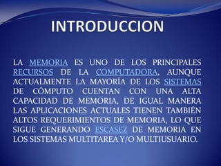 MEMORIA PRINCIPAL