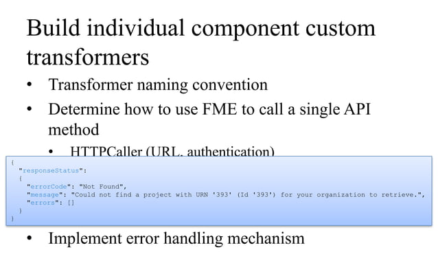 Building a REST API Interface With FME | PDF