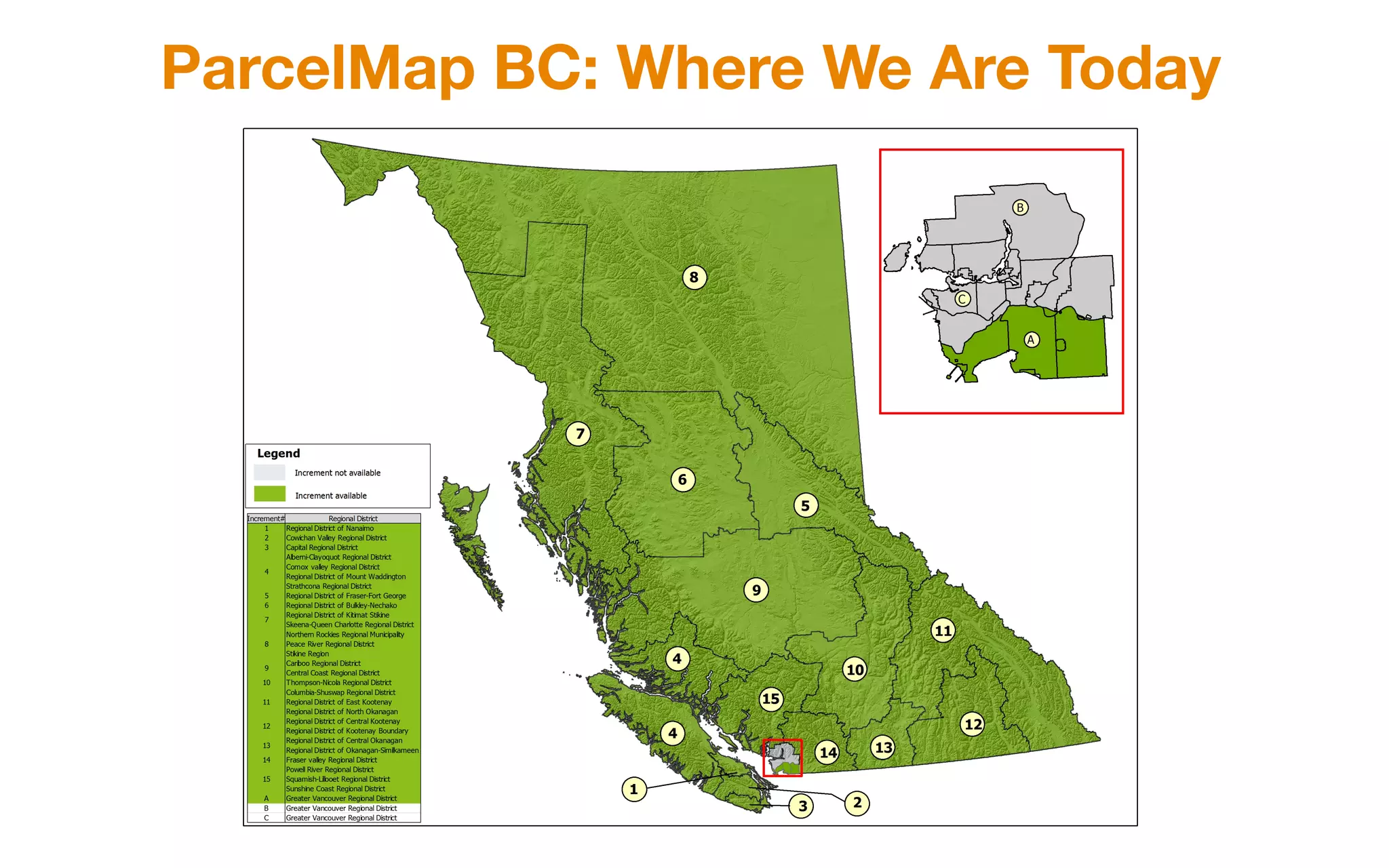 ParcelMap BC: Where We Are Today
 