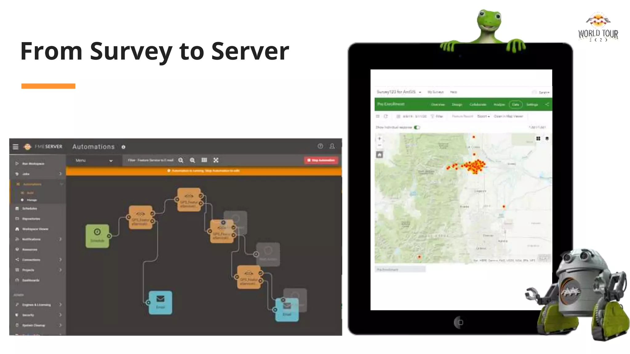 From Survey to Server
 