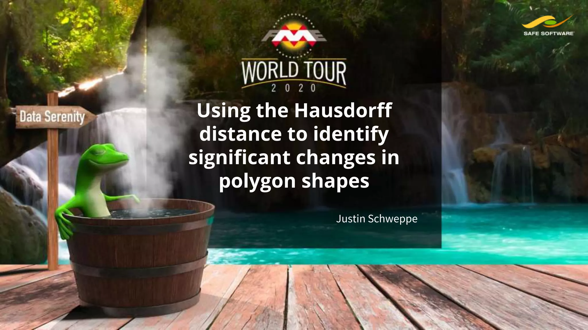 Using the Hausdorff
distance to identify
significant changes in
polygon shapes
Justin Schweppe
 