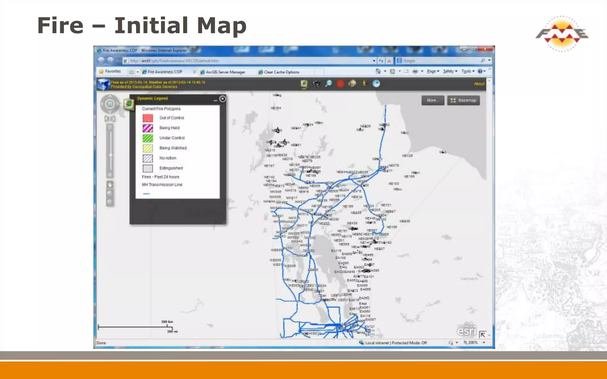 Fire – Initial Map
 