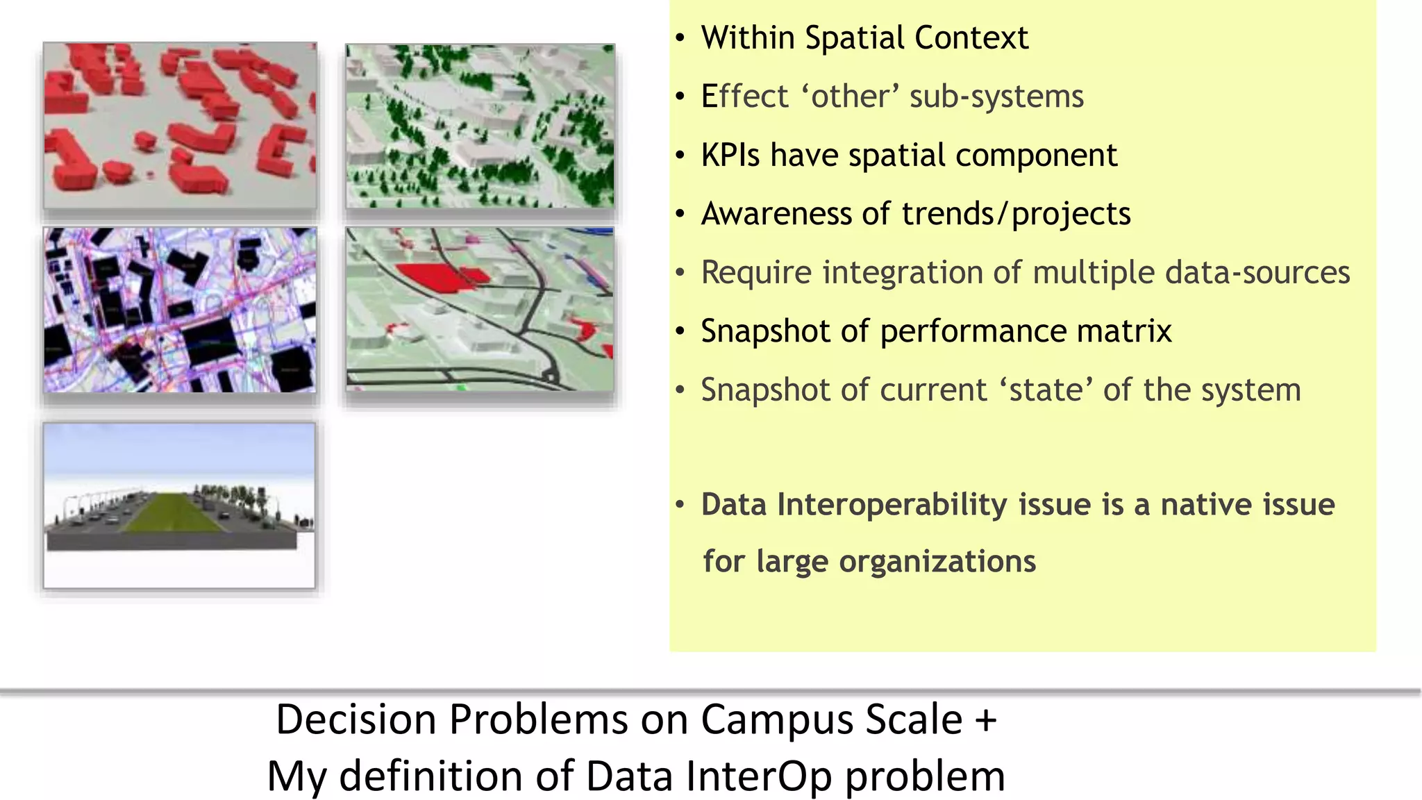 Enabling Spatial Decision Support and Analytics on a Campus Scale with ...