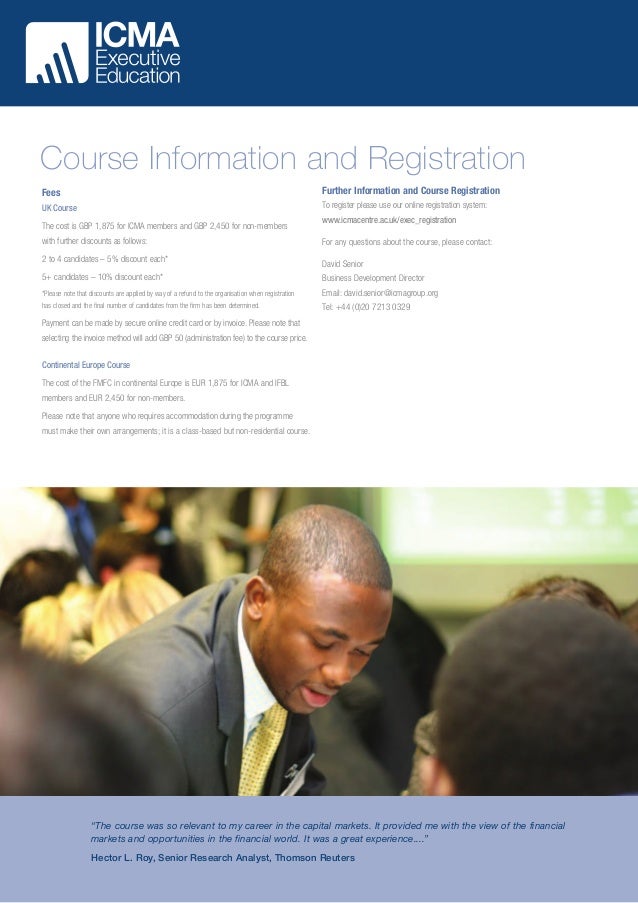 Financial markets free courses picture