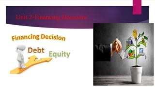 Unit 2-Financing Decisions
 