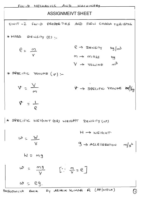 Derivation Of The Basic Fluid Mechanics Equations Tessshebaylo