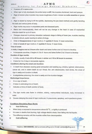 FMGE Notes - Forensic Medicine