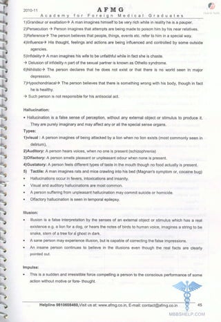 FMGE Notes - Forensic Medicine