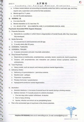 FMGE Notes - Forensic Medicine